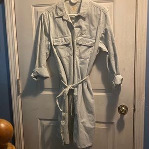 Light blue striped Devon shirt dress from gap